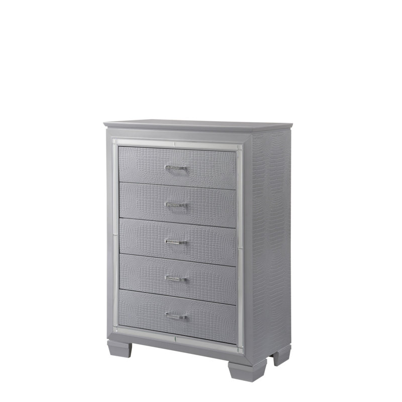 Miroir à commode haute 5 tiroirs 1Pc