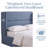 Gaillarde Hydraulic Lift Up Storage Upholstered Platform Bed-1203350119-1203350122