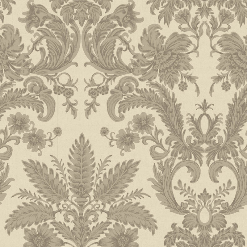 Parlor Paper - Wallpaper, Champagne, Non-pasted