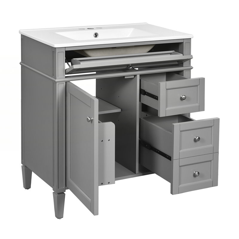 30'' Bathroom Vanity with Top Sink