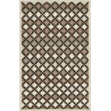 Abbott Hand Tufted Wool Geometric Area Rug in Tan