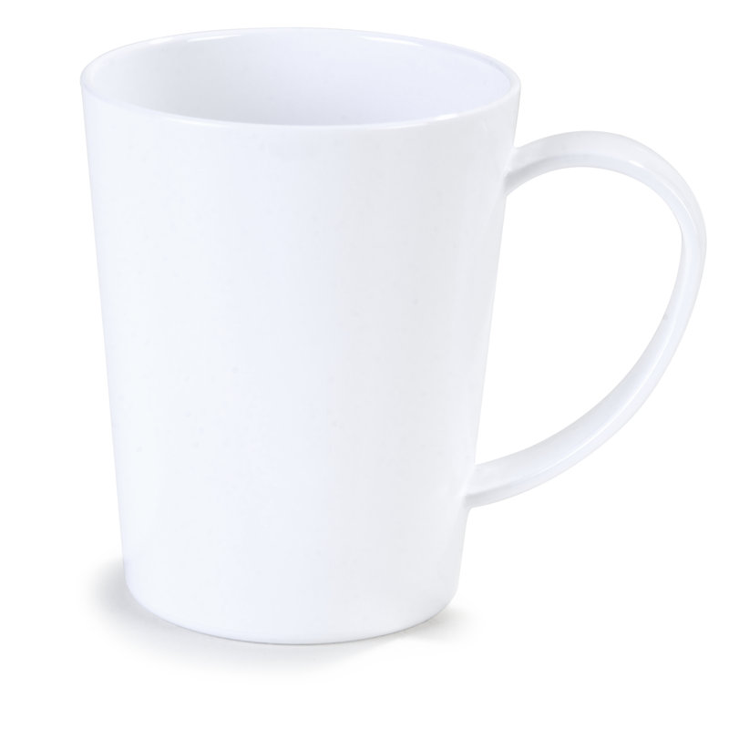 Grande tasse à café Alysia, Blanc