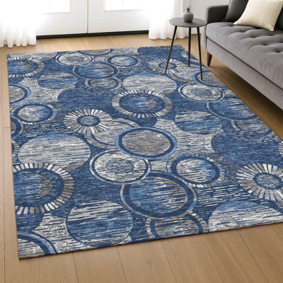 Premium Machine Washable Mayfield AMF2206 geometric Rug