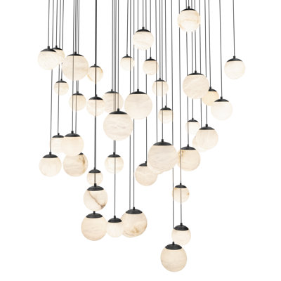 Luminaire suspendu à lumières DEL Poissons