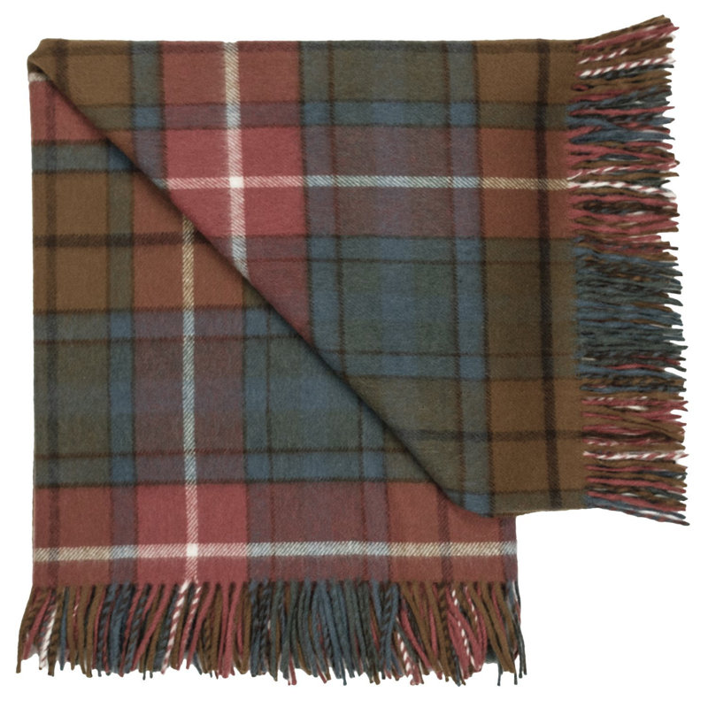 Hand Woven Throw Blanket, Antique Buchanan