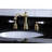 Kingston Brass English Classic Two-Handle 3-Hole Deck Mount Widespread Bathroom Faucet with Pop-Up Drain-29272595