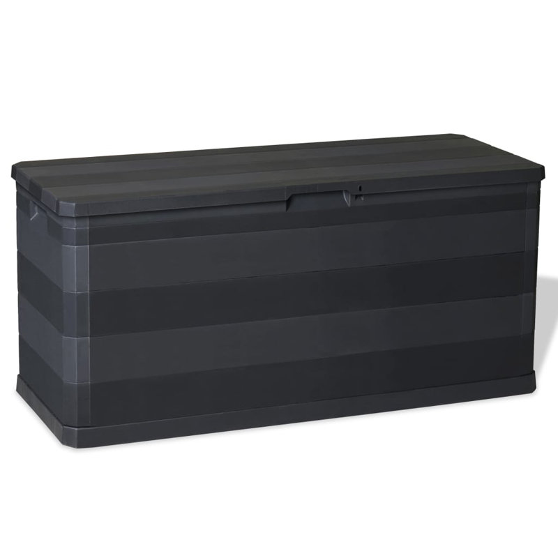 Burkhart Garden Storage Box 280 L, Black