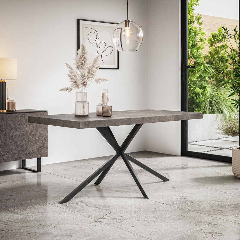 Beaudreult 4 - Person Dining Set, Grey/Black/Beige