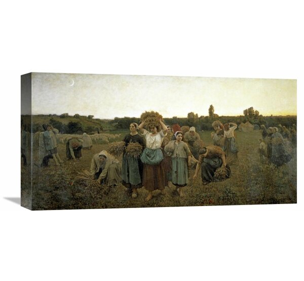お買い得格安Recall Of The Gleaners/Jules Breton 超希少 100年前の画集より 人物画