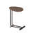 2-Pieces C-Shaped Side Table, C Table End Table For Sofa And Bedside,Couch Side Tables,Wood C-Shaped End Table With Metal Frame Slide For Bedroom Living Room