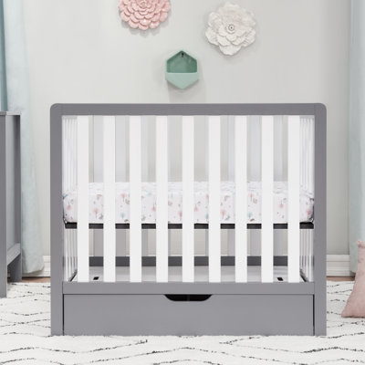 Colby 4-in-1 Mini Convertible Crib with Storage
