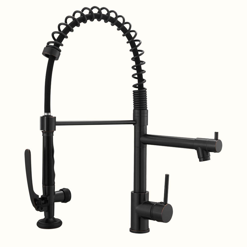 HOOSENG Pull Down Touch Kitchen Faucet, Oil Rubbed Bronze