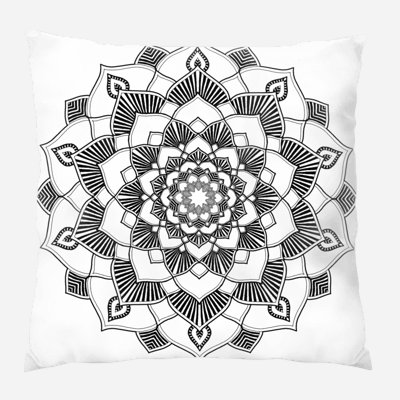 Mandala Throw Pillow