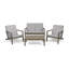ENSEMBLE DE CHAT 4 PCS LEAH