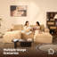 3-Seater L-Shaped Modular Sectional Sofa Bed with Ottoman-757042289-757042301