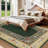 Floral Rug for Bedroom  Washable Area Rugs for Living Room Non Slip Thin, Soft Throw Carpet for Nursery, Kids Playroom, Classroom, Home Office Decor-714233397