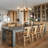 Tevye 6-Light Modern Dining Room Pendant Light