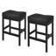 Ensemble de 2 tabourets de bar rembourrés avec coussin épais et repose-pieds pour le salon, la cuisine et le bar-1558421302