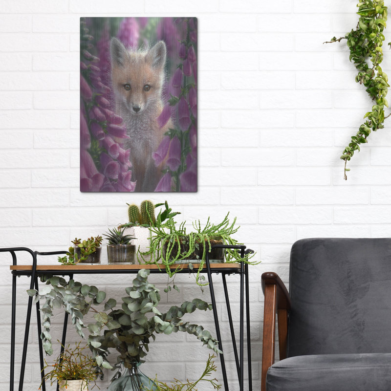 «Fox Gloves» par Collin Bogle, H 16 po x l 12 po