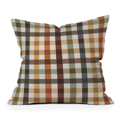  Coussin décoratif intérieur / extérieur en polyester Gingham