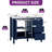 42" Bathroom Vanity With Resin Sink Set-1926254672