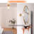 Ruthila 9.75'' 1 Light Brushed Brass Modern Simple Clear Texture Glass Semi Flush Mount Lighting For Living Room/Bedroom-639696797