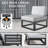 9 - Piece Outdoor Modular Sectional Set with Coffee Table-1704114771