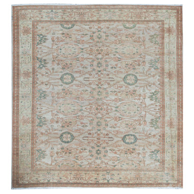 Hand-Knotted High-Quality Red Area Rug
