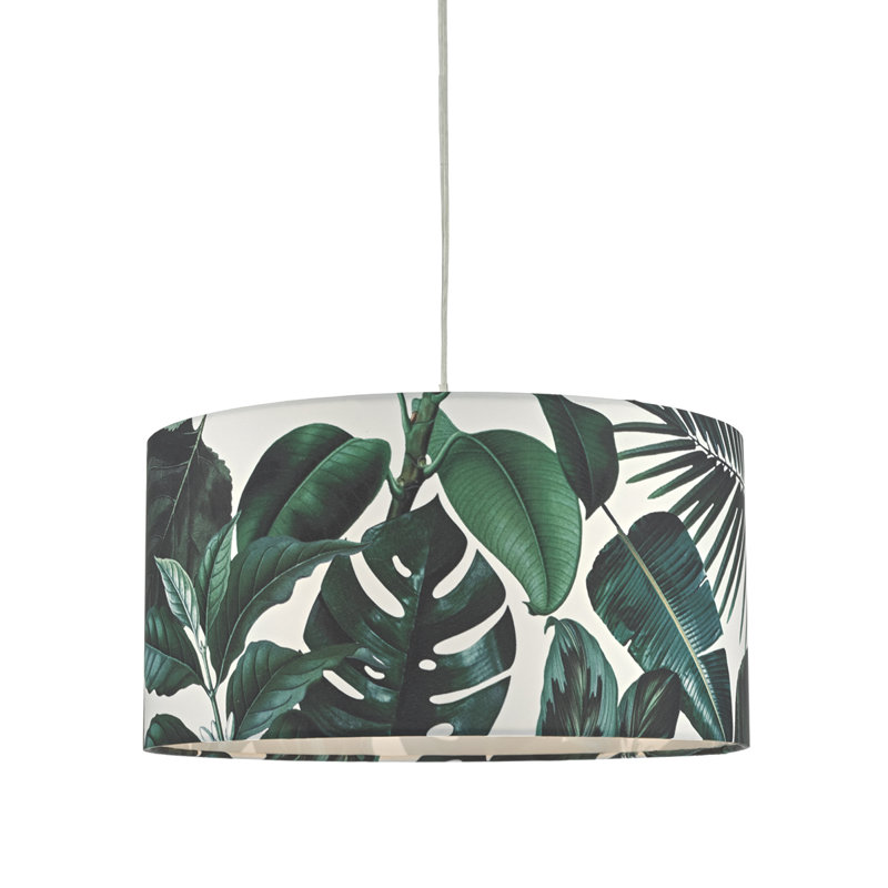 21cm H Cotton Drum Pendant Shade ( Uno )
