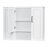Bathroom Storage Wall Cabinet with Mirror