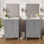 Meuble-lavabo 48 po avec lavabo encastré intégré-995490622