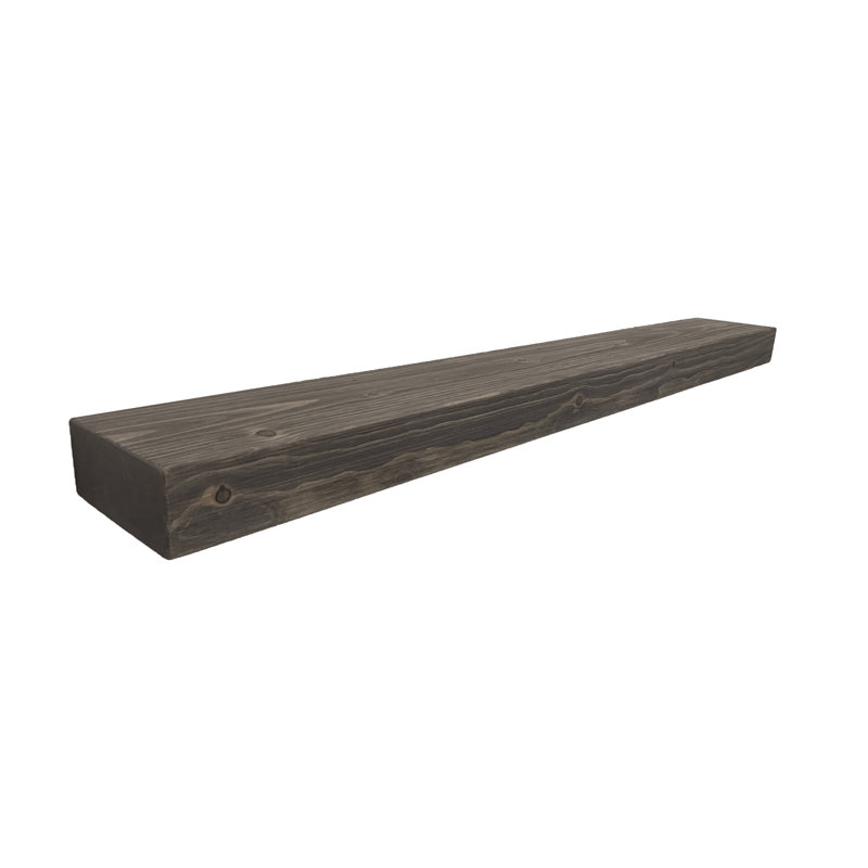 Anniek Fireplace Shelf Mantel, Gray, 66"