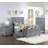 Transitional Style Gray Color Solid Wood 1Pc Nightstand Only Bedroom Furniture Bedside Table Round Knobs 3-Drawers Nightstand