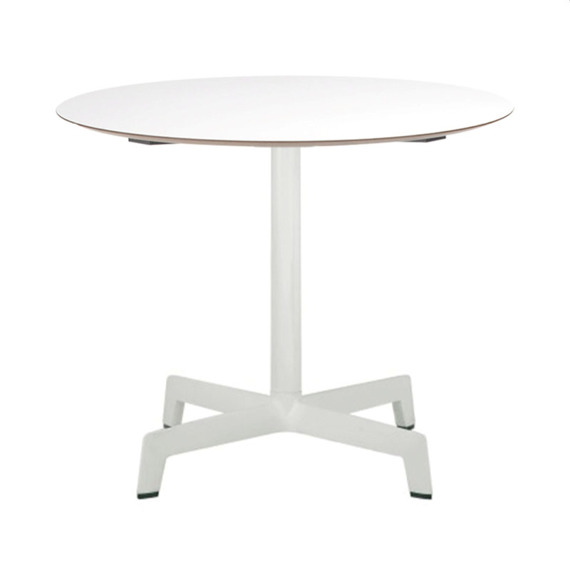 Table de salle à manger Spoutnik, L 31,5 po x L 31,5 po, Blanc, Table standard (hauteur 28,54 po)