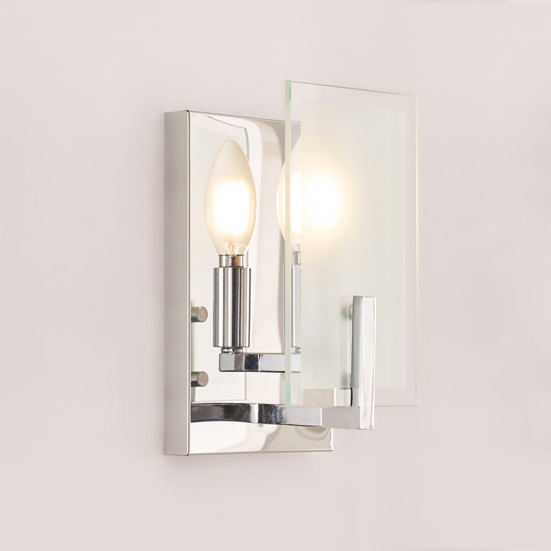 Applique murale / de salle de bain Scarboro, Chrome, Non