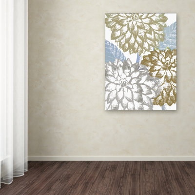 «Jadaya Sea Dahlias II» par Color Bakery, reproduction d'art sur toile tendue