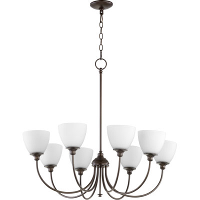 lustre gris classique/traditionnel 8 lumières  Dian