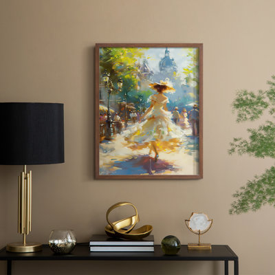 «WOMEN Series DCCLxxvii», reproduction encadrée - bois massif