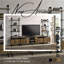 Meuble télé 2 tablettes Rustic Oak