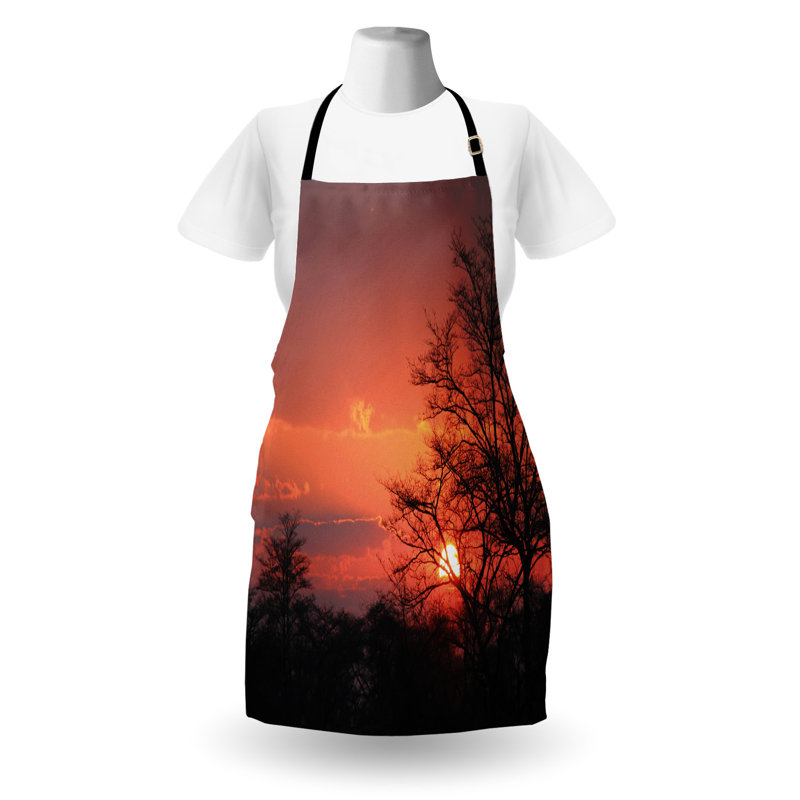 No Pattern Bib Apron