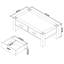 Bowenfels Four Leg Coffee Table with Storage-29134179