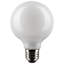 6 Watt (60 Watt Equivalent), G25 LED, Dimmable Light Bulb, Warm White (2700K) E26/Medium (Standard) Base-72609785-121686036