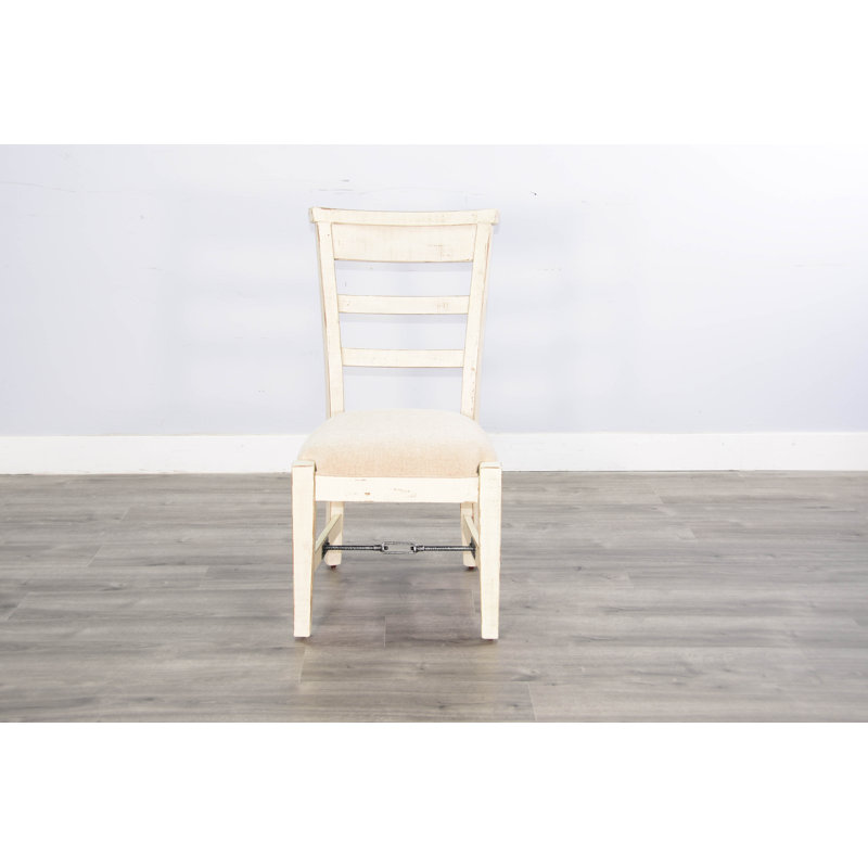 Chaise d'appoint Chelly, Sable blanc, Blanc