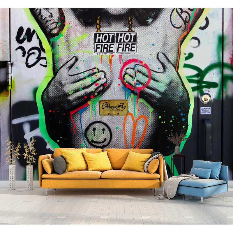 Peinture murale vibrante Graffi Street Paint, L 100 po x l 144 po