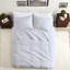 Ensemble de literie pour lit simple en coton blanc TG