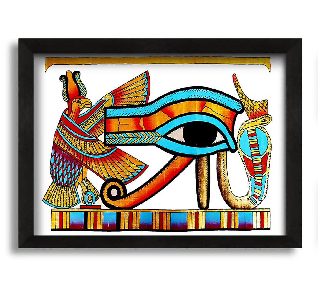 Gerahmtes Leinwandbild Egyptian All Seeing Eye Of Ra