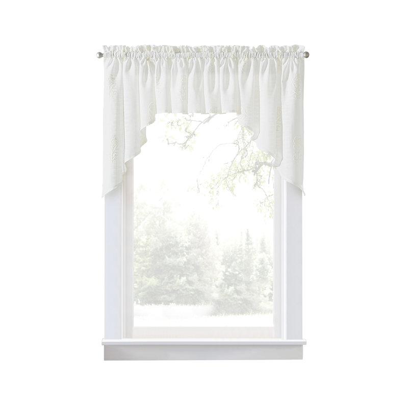 Rideau fleuri blanc Curtainworks
