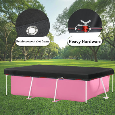 Rectangular pool cover