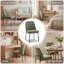Fabric Upholstered Parsons Side Chair Dining Chair-2021003966
