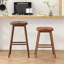 Tabouret de bar en bois massif Danel-927250379-927250421